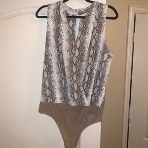 lush snakeskin body suit